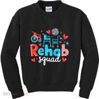Rehab Squad Pt Rehab Physiotherapist ValentineS Day Kids Sweatshirt thumb 0