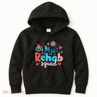 Rehab Squad Pt Rehab Physiotherapist ValentineS Day Kids Hoodie thumb 0