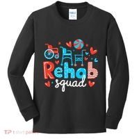 Rehab Squad Pt Rehab Physiotherapist ValentineS Day Kids Long Sleeve Shirt thumb 0