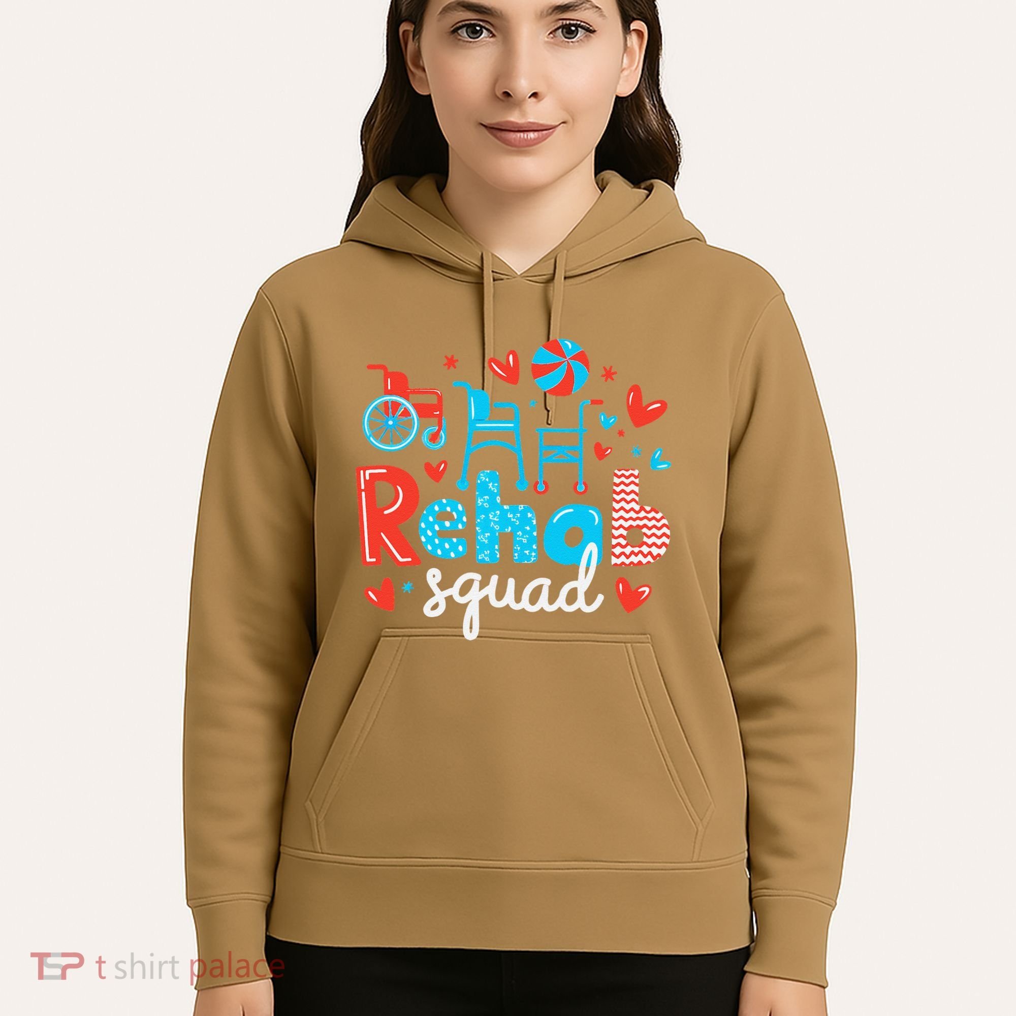 Rehab Squad Pt Rehab Physiotherapist ValentineS Day Hoodie
