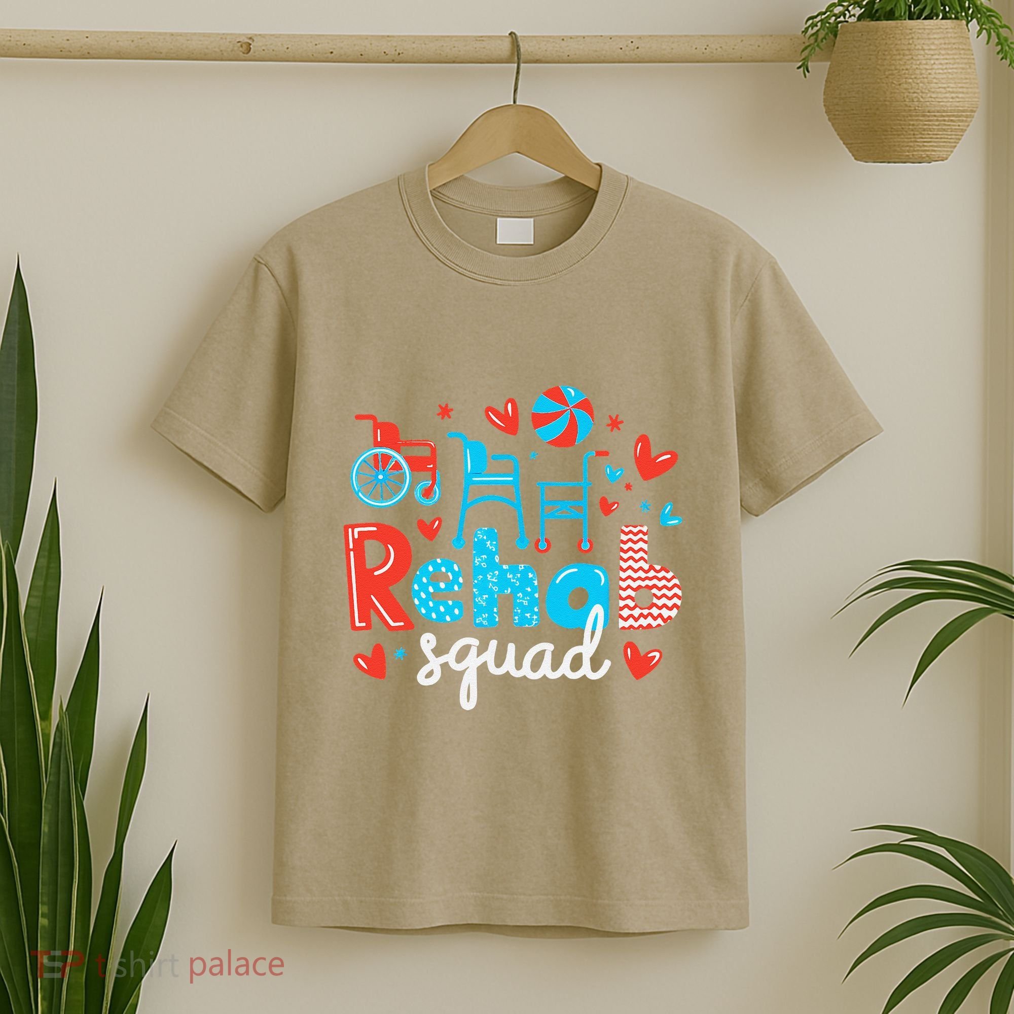 Rehab Squad Pt Rehab Physiotherapist ValentineS Day T-Shirt