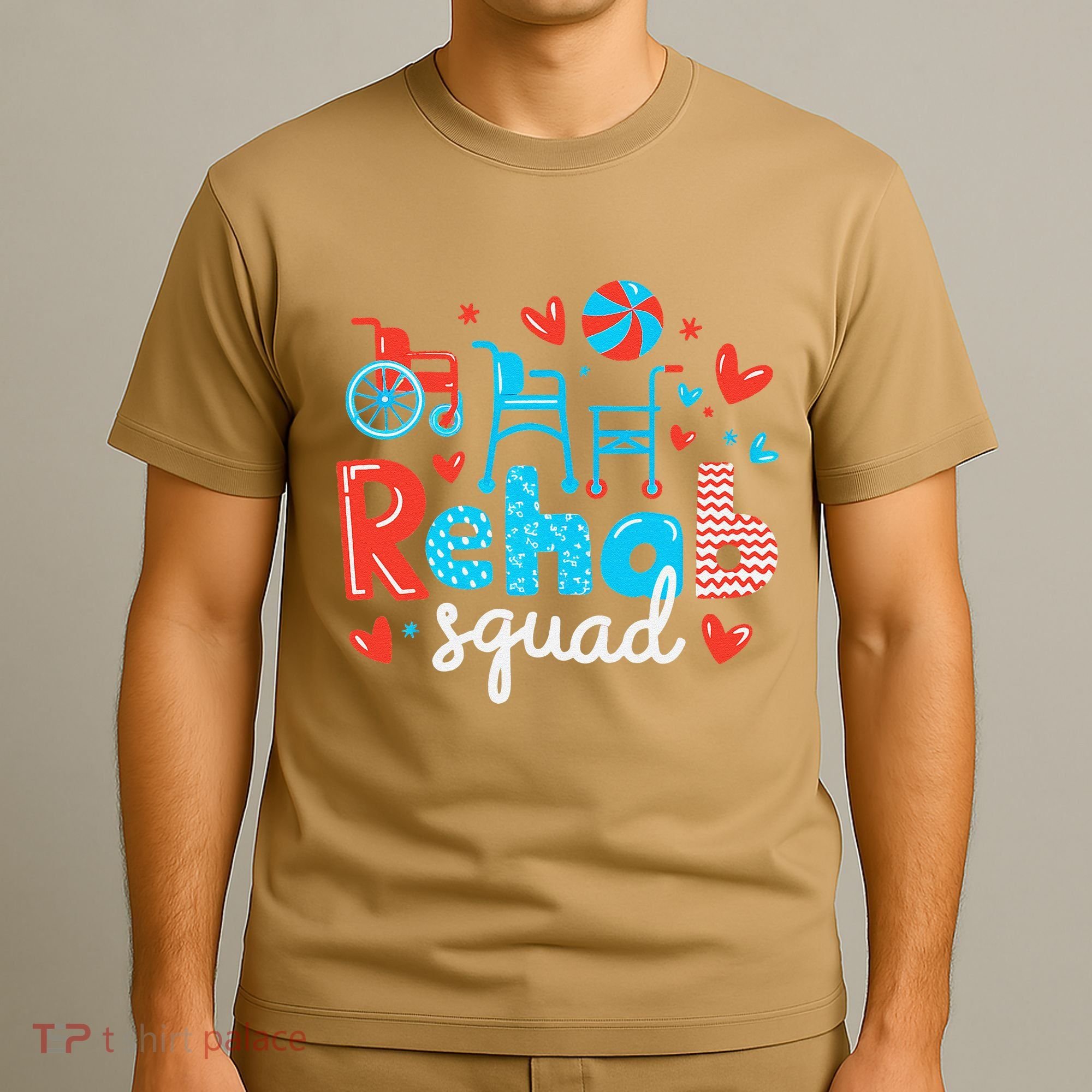 Rehab Squad Pt Rehab Physiotherapist ValentineS Day T-Shirt