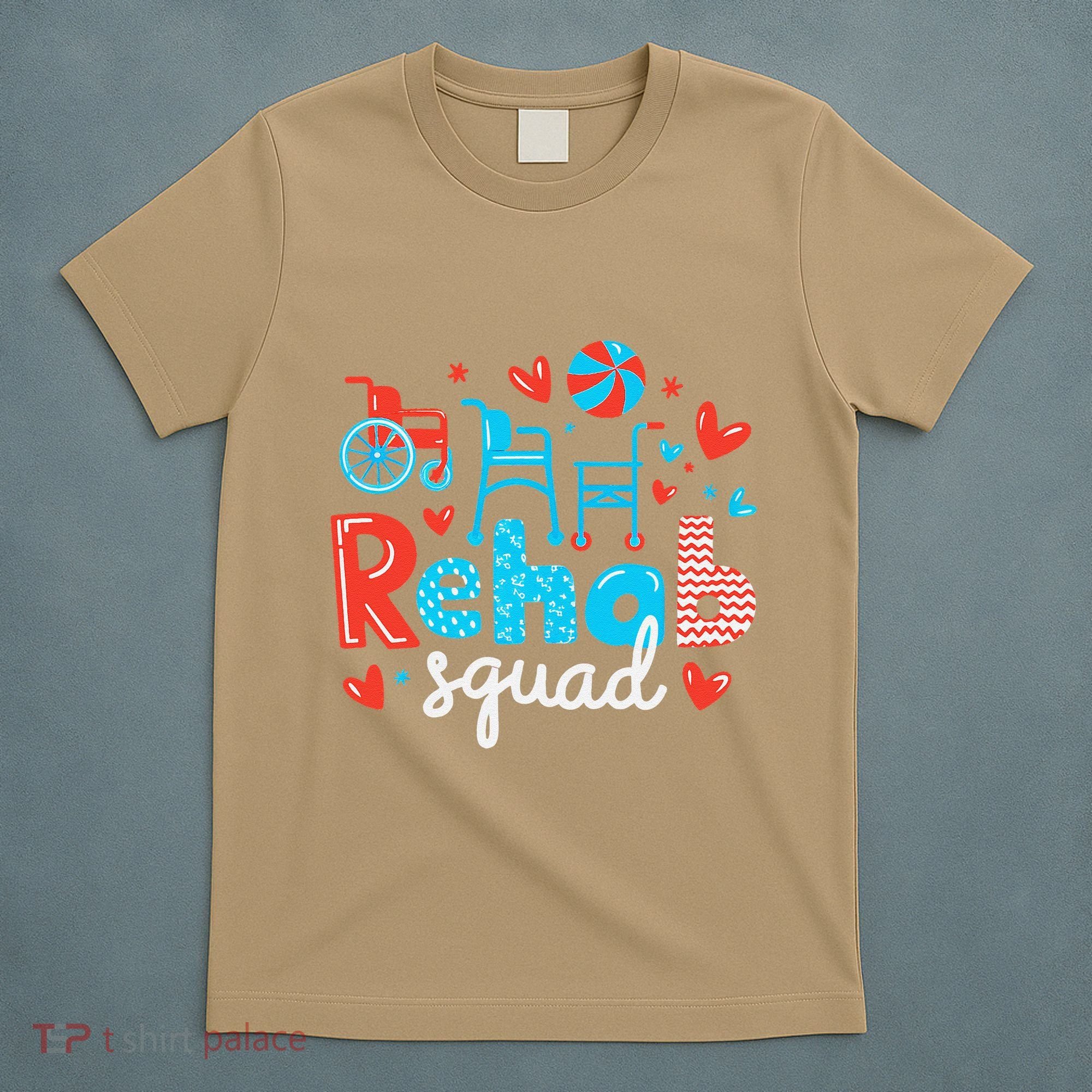 Rehab Squad Pt Rehab Physiotherapist ValentineS Day T-Shirt