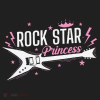 Rock Star Princess Guitar Music Beanie thumb 2