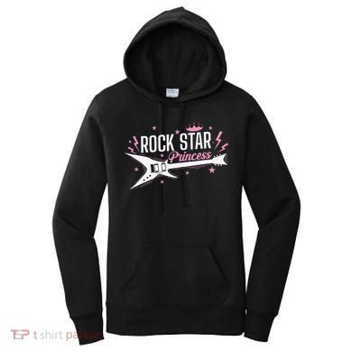 Rock Star Princess Guitar Music Women's Hoodie