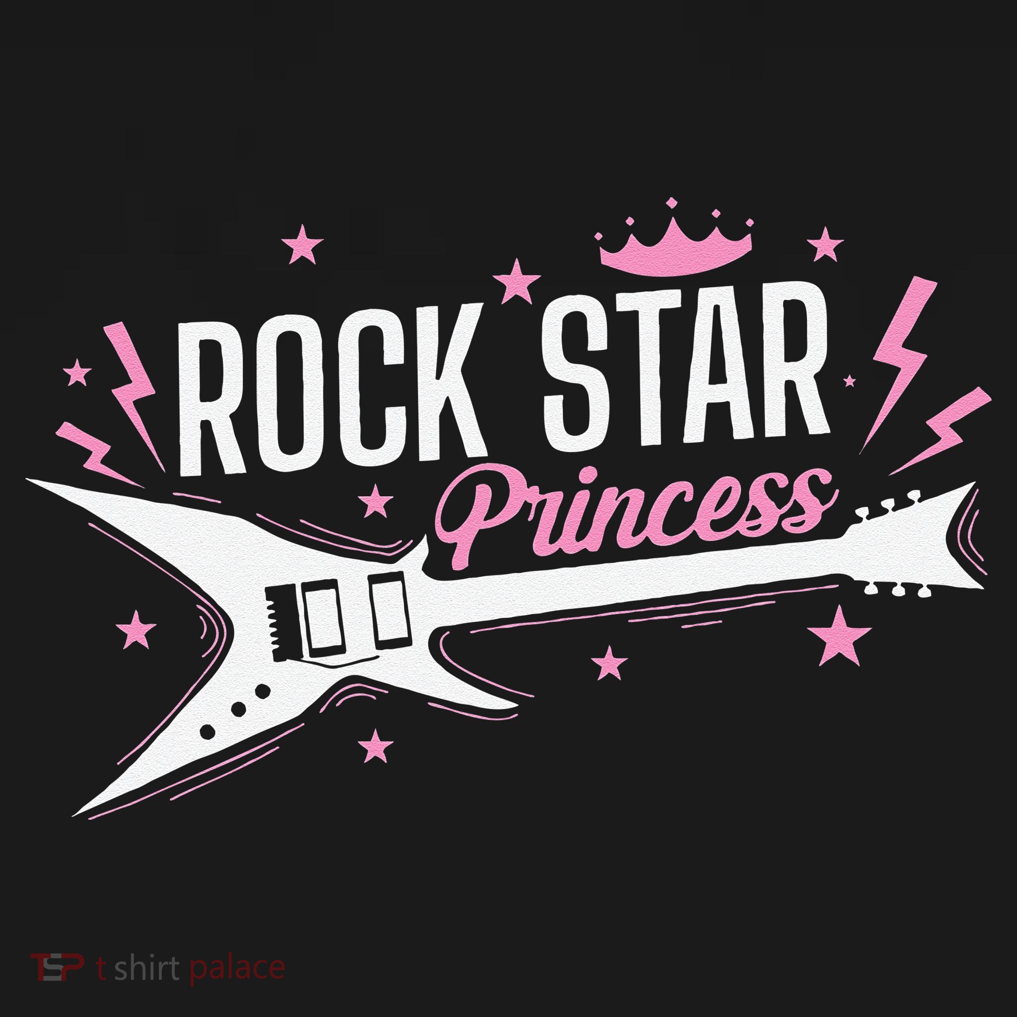 Rock Star Princess Guitar Music Women's Tank Top