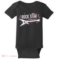 Rock Star Princess Guitar Music Baby Bodysuit thumb 0