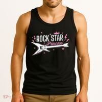 Rock Star Princess Guitar Music Tank Top thumb 3