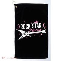 Rock Star Princess Guitar Music Golf Towel thumb 0