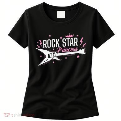 Rock Star Princess Guitar Music Women's T-Shirt