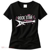 Rock Star Princess Guitar Music Women's T-Shirt thumb 0