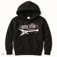 Rock Star Princess Guitar Music Kids Hoodie thumb 0