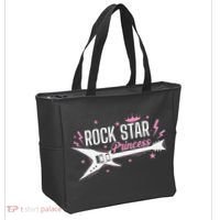 Rock Star Princess Guitar Music Tote Bag thumb 2