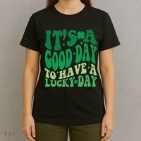 Retro St Patricks Day Irish Its A Good Day To Have A Lucky Day T-Shirt thumb 4
