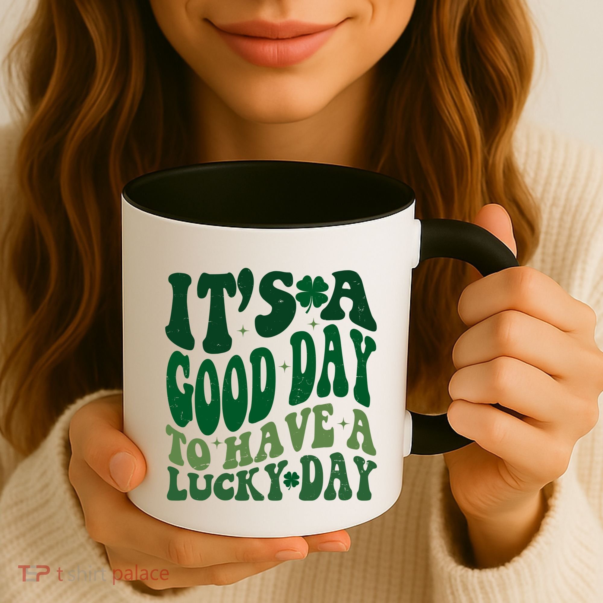 Retro St Patricks Day Irish Its A Good Day To Have A Lucky Day Coffee Mug