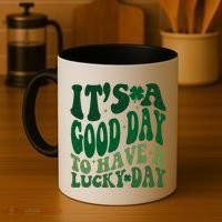 Retro St Patricks Day Irish Its A Good Day To Have A Lucky Day Coffee Mug thumb 4
