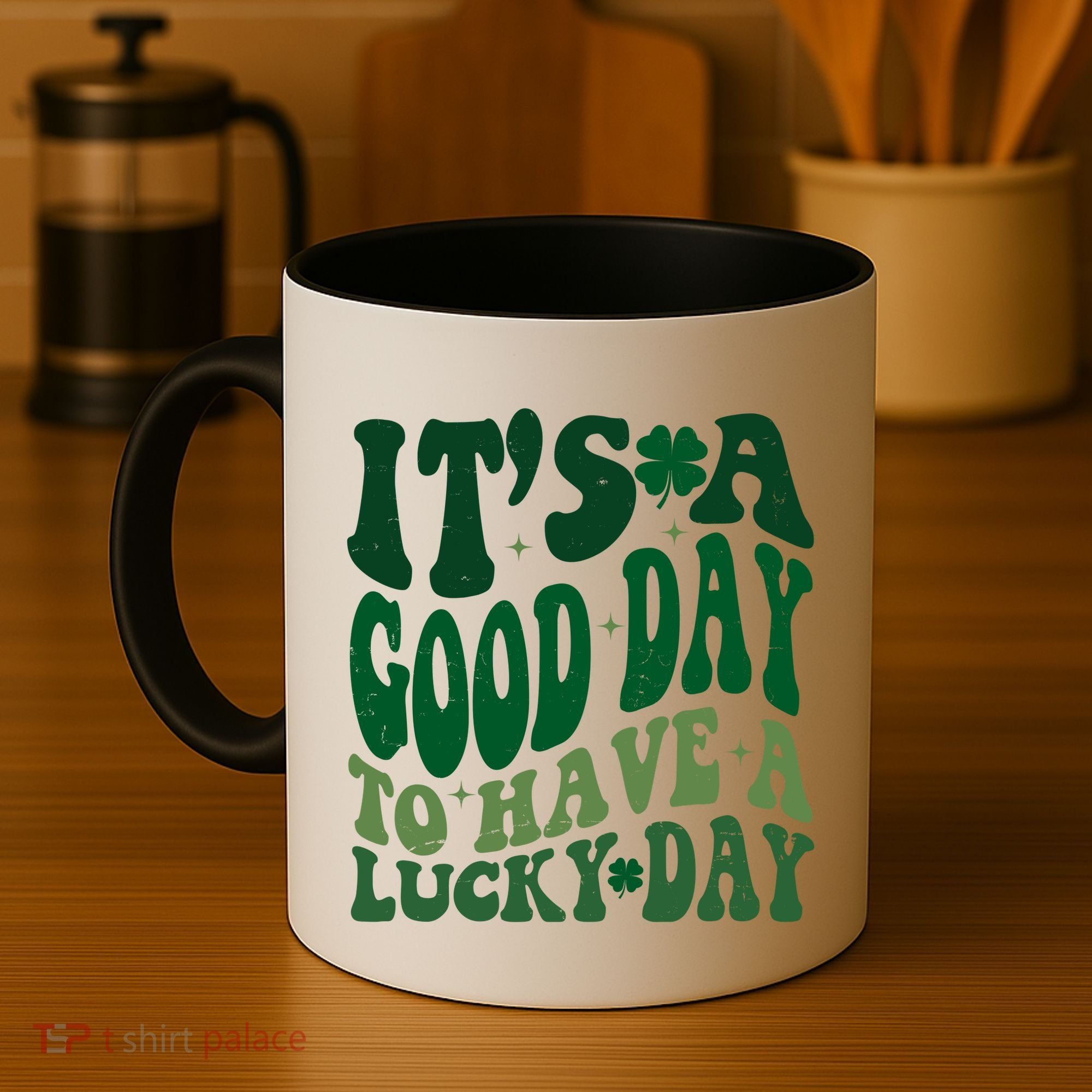 Retro St Patricks Day Irish Its A Good Day To Have A Lucky Day Coffee Mug