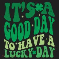 Retro St Patricks Day Irish Its A Good Day To Have A Lucky Day Beanie thumb 2