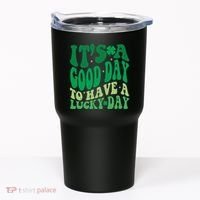 Retro St Patricks Day Irish Its A Good Day To Have A Lucky Day Tumbler thumb 0