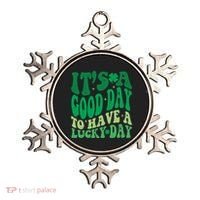 Retro St Patricks Day Irish Its A Good Day To Have A Lucky Day Ornament thumb 0