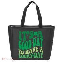 Retro St Patricks Day Irish Its A Good Day To Have A Lucky Day Tote Bag thumb 0