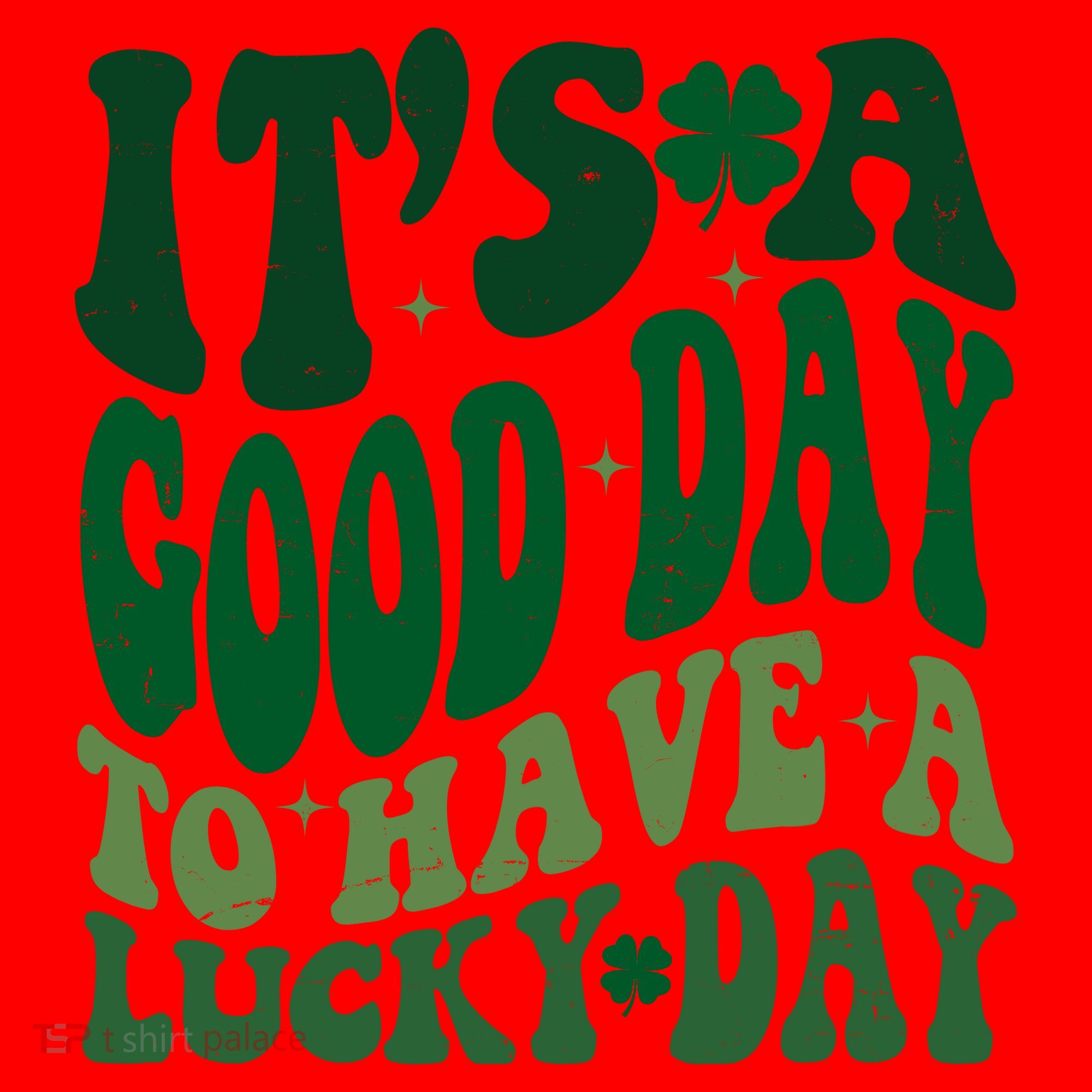 Retro St Patricks Day Irish Its A Good Day To Have A Lucky Day Santa Hat