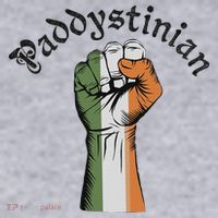 Retro Strong Paddystinian Irish Palestine Flag Women's Sweatshirt thumb 2