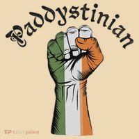 Retro Strong Paddystinian Irish Palestine Flag Tote Bag thumb 4