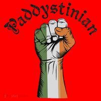 Retro Strong Paddystinian Irish Palestine Flag Santa Hat thumb 1