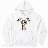 Retro Strong Paddystinian Irish Palestine Flag Hoodie thumb 0