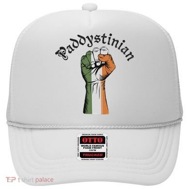 Retro Strong Paddystinian Irish Palestine Flag Hat