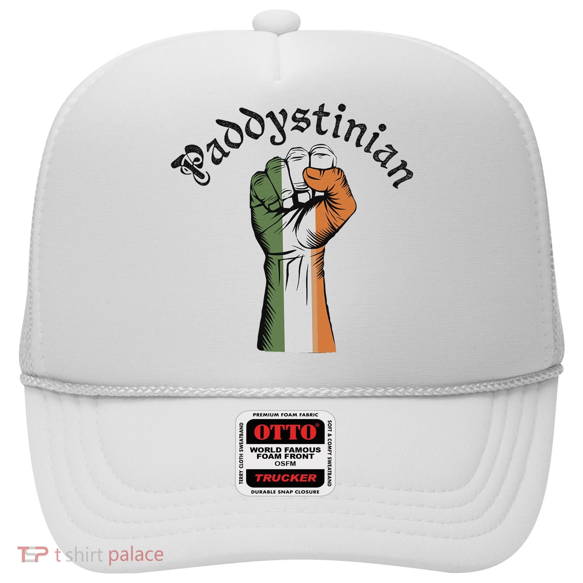 Retro Strong Paddystinian Irish Palestine Flag Hat