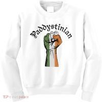 Retro Strong Paddystinian Irish Palestine Flag Kids Sweatshirt thumb 0