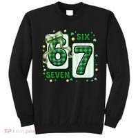 Retro St Patrick's Lucky 67 Six Seven 6-7 Meme Sweatshirt thumb 0