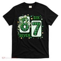 Retro St Patrick's Lucky 67 Six Seven 6-7 Meme T-Shirt thumb 0