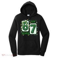 Retro St Patrick's Lucky 67 Six Seven 6-7 Meme Women's Hoodie thumb 0