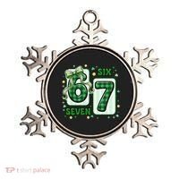 Retro St Patrick's Lucky 67 Six Seven 6-7 Meme Ornament thumb 0