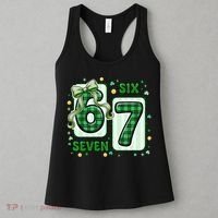 Retro St Patrick's Lucky 67 Six Seven 6-7 Meme Women's Tank Top thumb 3
