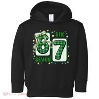 Retro St Patrick's Lucky 67 Six Seven 6-7 Meme Toddler Hoodie thumb 0