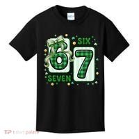 Retro St Patrick's Lucky 67 Six Seven 6-7 Meme Kids T-Shirt thumb 0