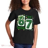 Retro St Patrick's Lucky 67 Six Seven 6-7 Meme Kids T-Shirt thumb 2