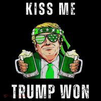Republican St Patricks Day Kiss Me Trump Won For Coffee Mug thumb 5