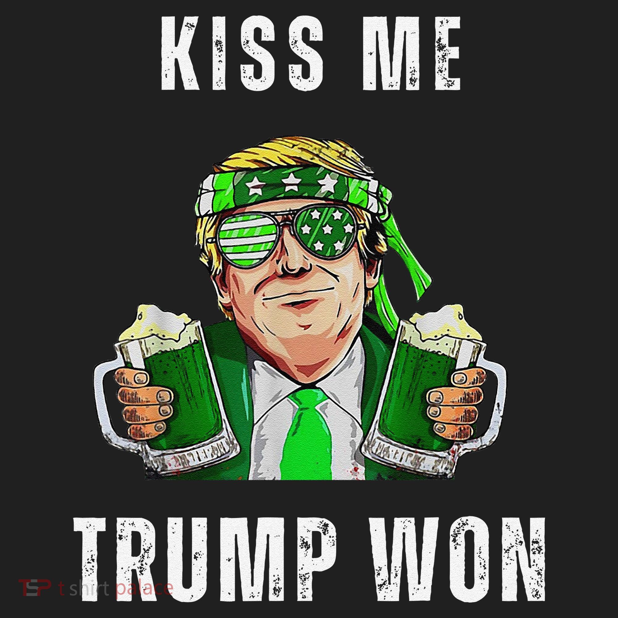 Republican St Patricks Day Kiss Me Trump Won For Beanie