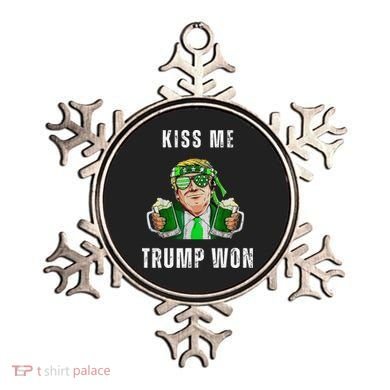 Republican St Patricks Day Kiss Me Trump Won For Ornament
