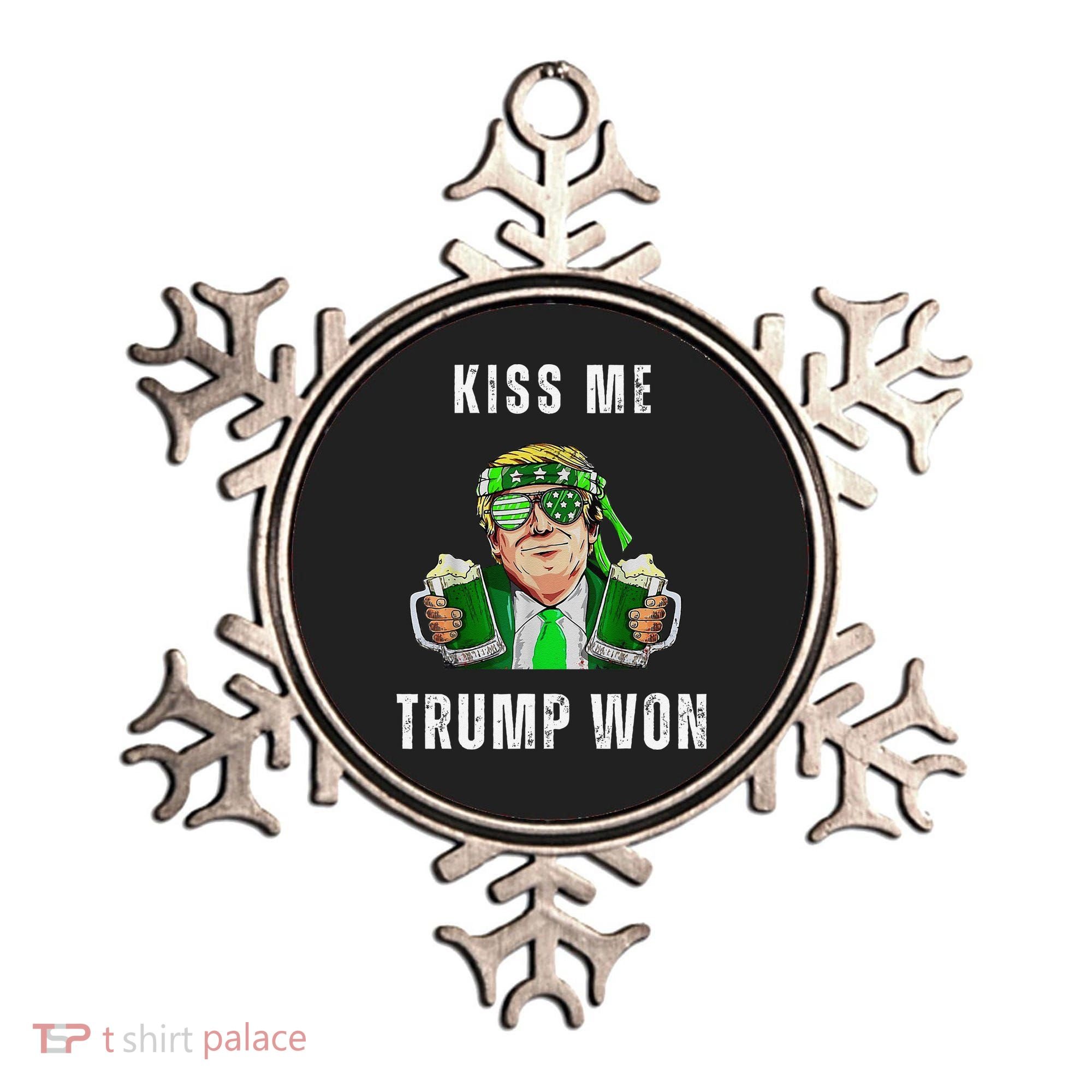 Republican St Patricks Day Kiss Me Trump Won For Ornament