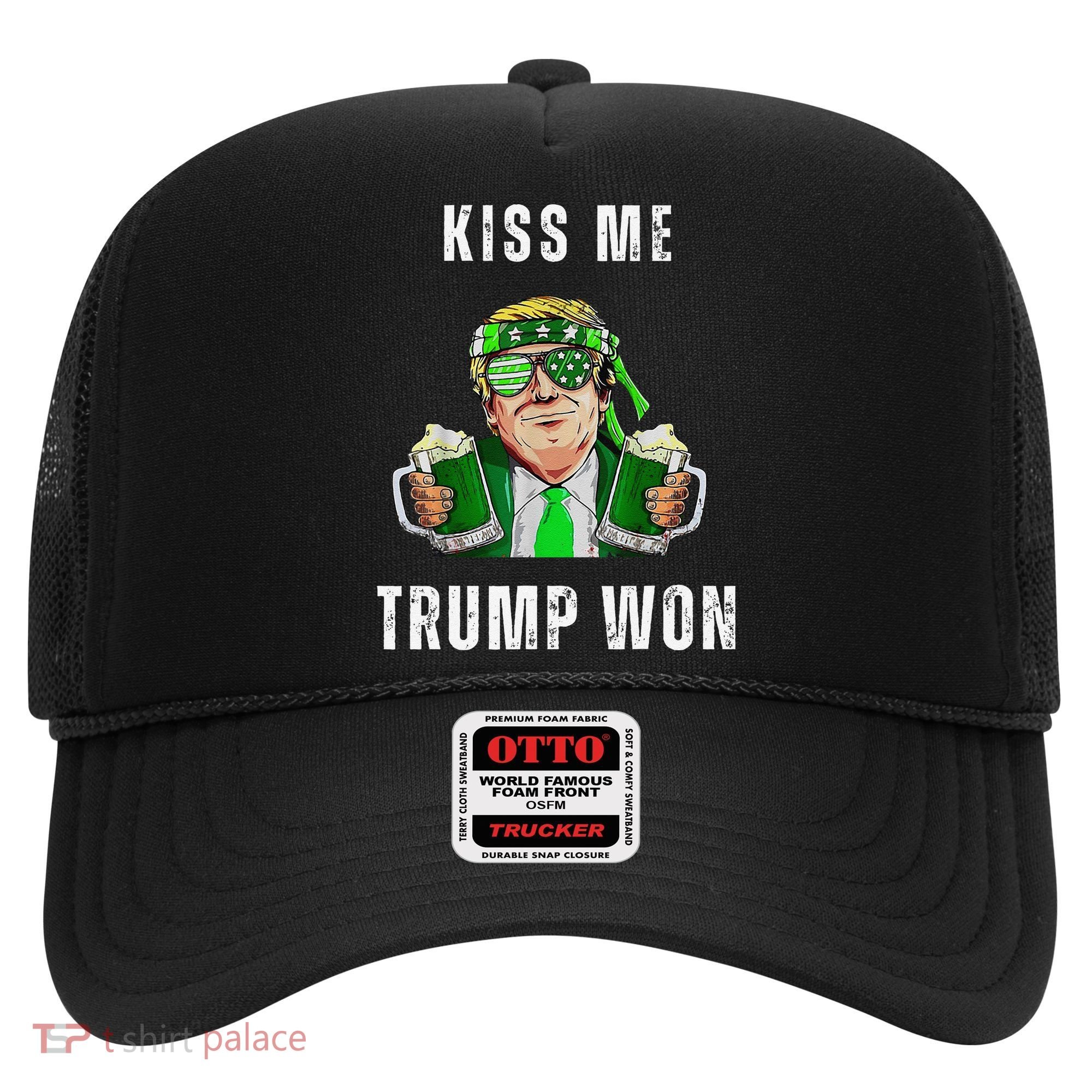 Republican St Patricks Day Kiss Me Trump Won For Hat