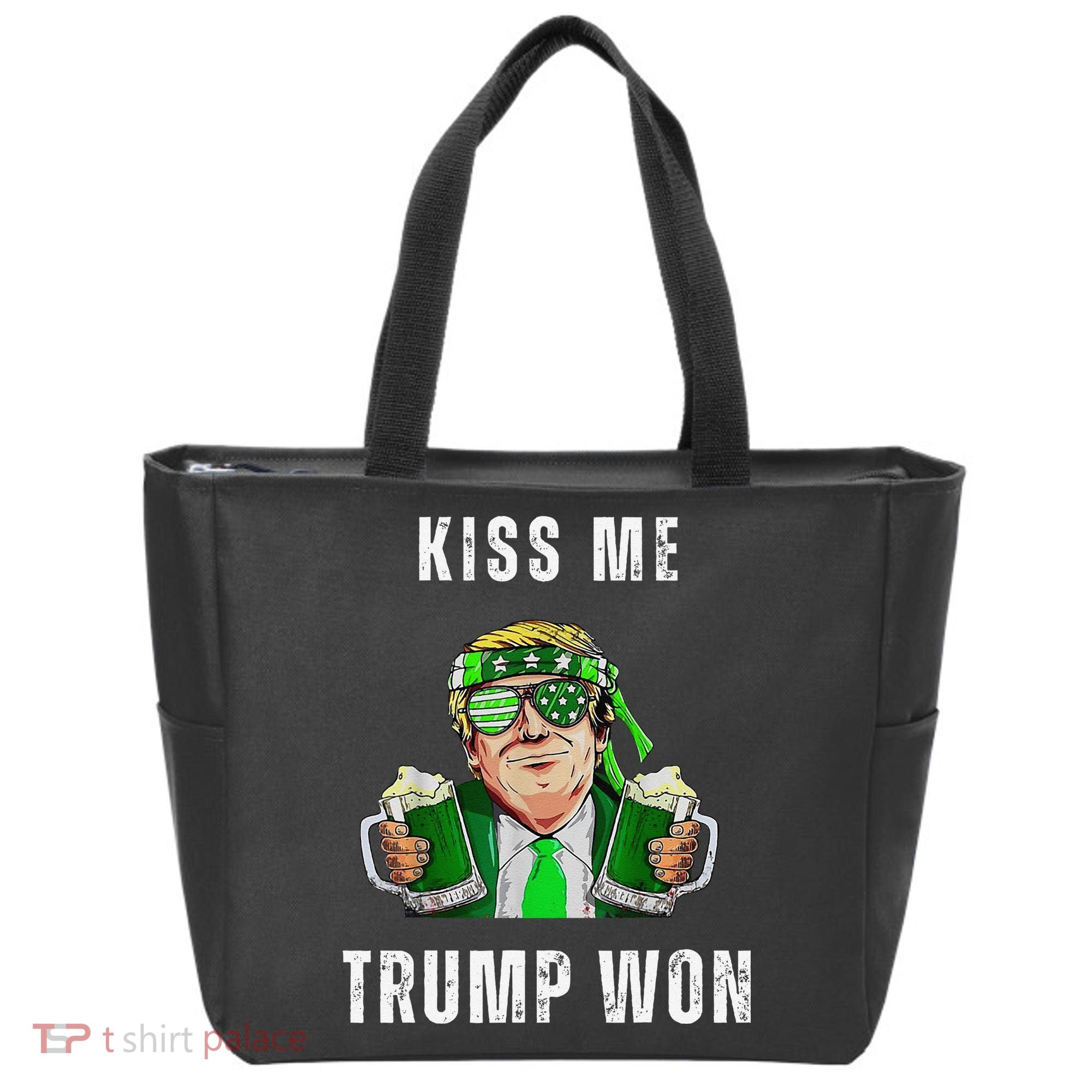 Republican St Patricks Day Kiss Me Trump Won For Tote Bag