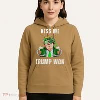 Republican St Patricks Day Kiss Me Trump Won For Hoodie thumb 5