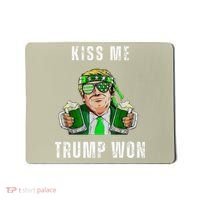 Republican St Patricks Day Kiss Me Trump Won For Mousepad thumb 0