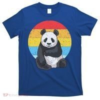 Retro Sunset Panda Gift Kawaii Vintage Panda Gift T-Shirt thumb 0